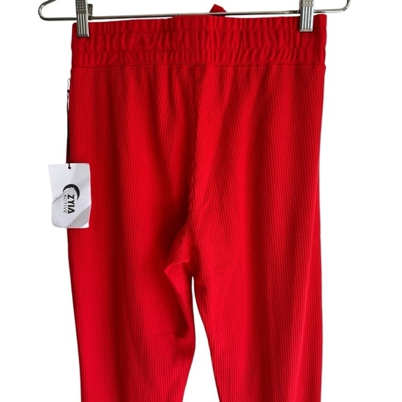 NWT Zyia Active Don't Wake Me Up Thermal Joggers, Red, Size M - Picture 4 of 8